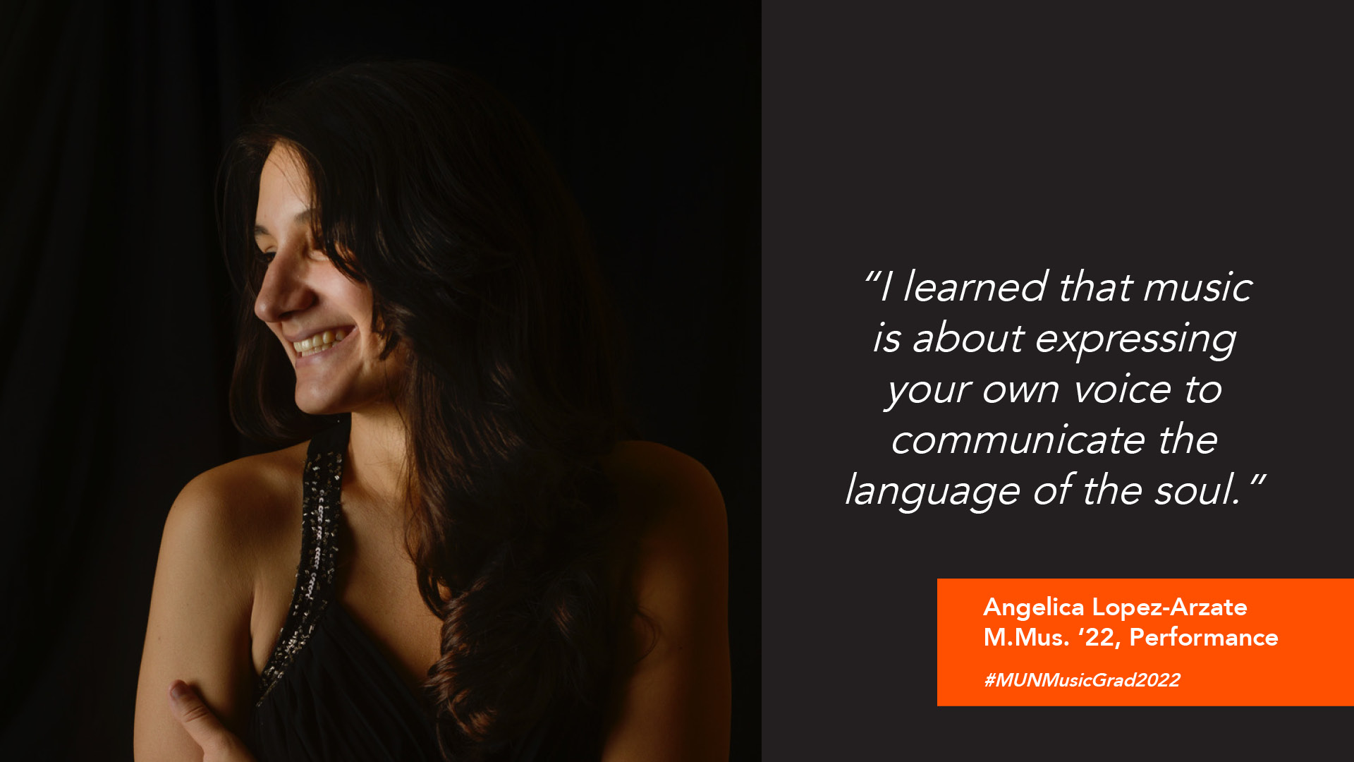 Angelica Lopez-Arzate with a quote